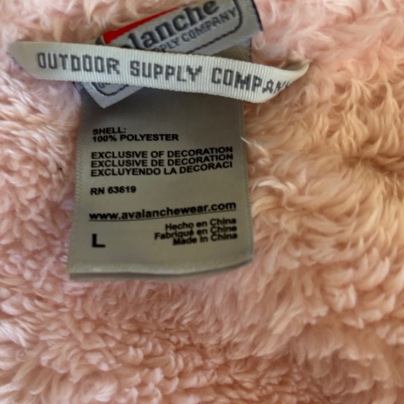 NWT Avalanche Soft Pink Teddy Jacket - Picture 12 of 12